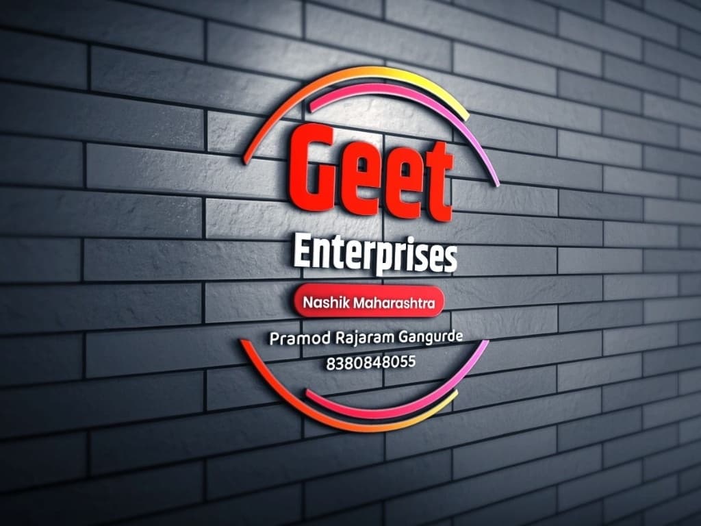 Geet Enterprises Official 3D Wall Logo & Workshop in Nashik